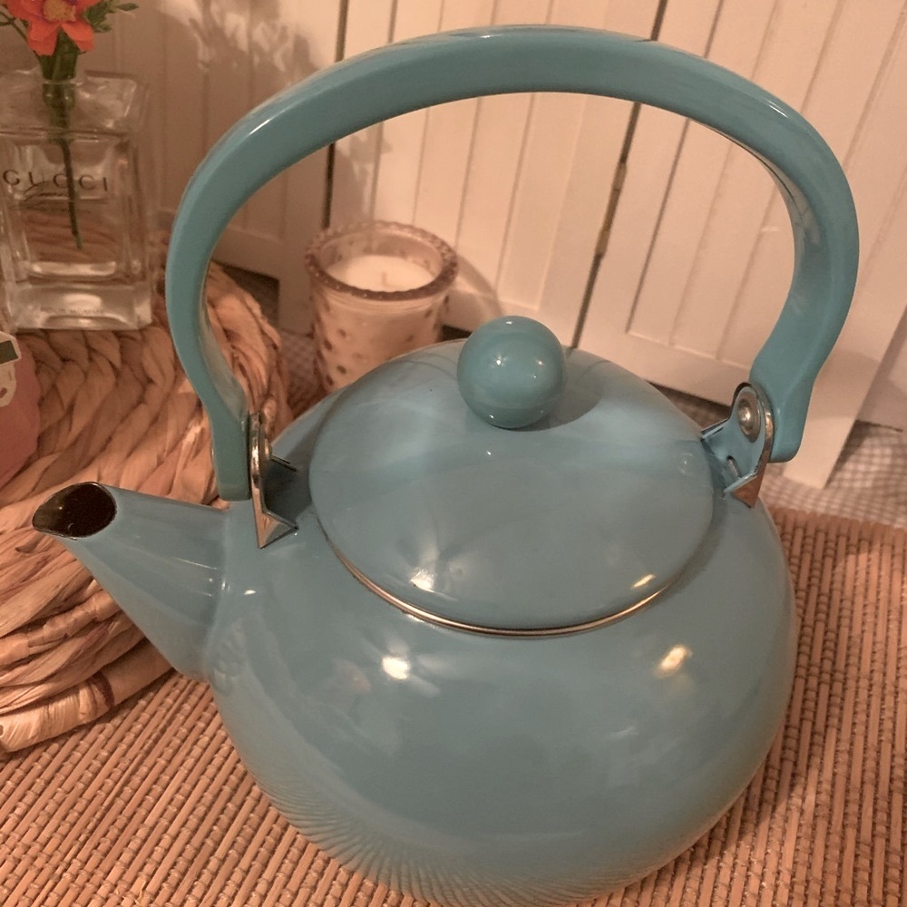 Turquoise Tea Kettle - Picture 8 of 11